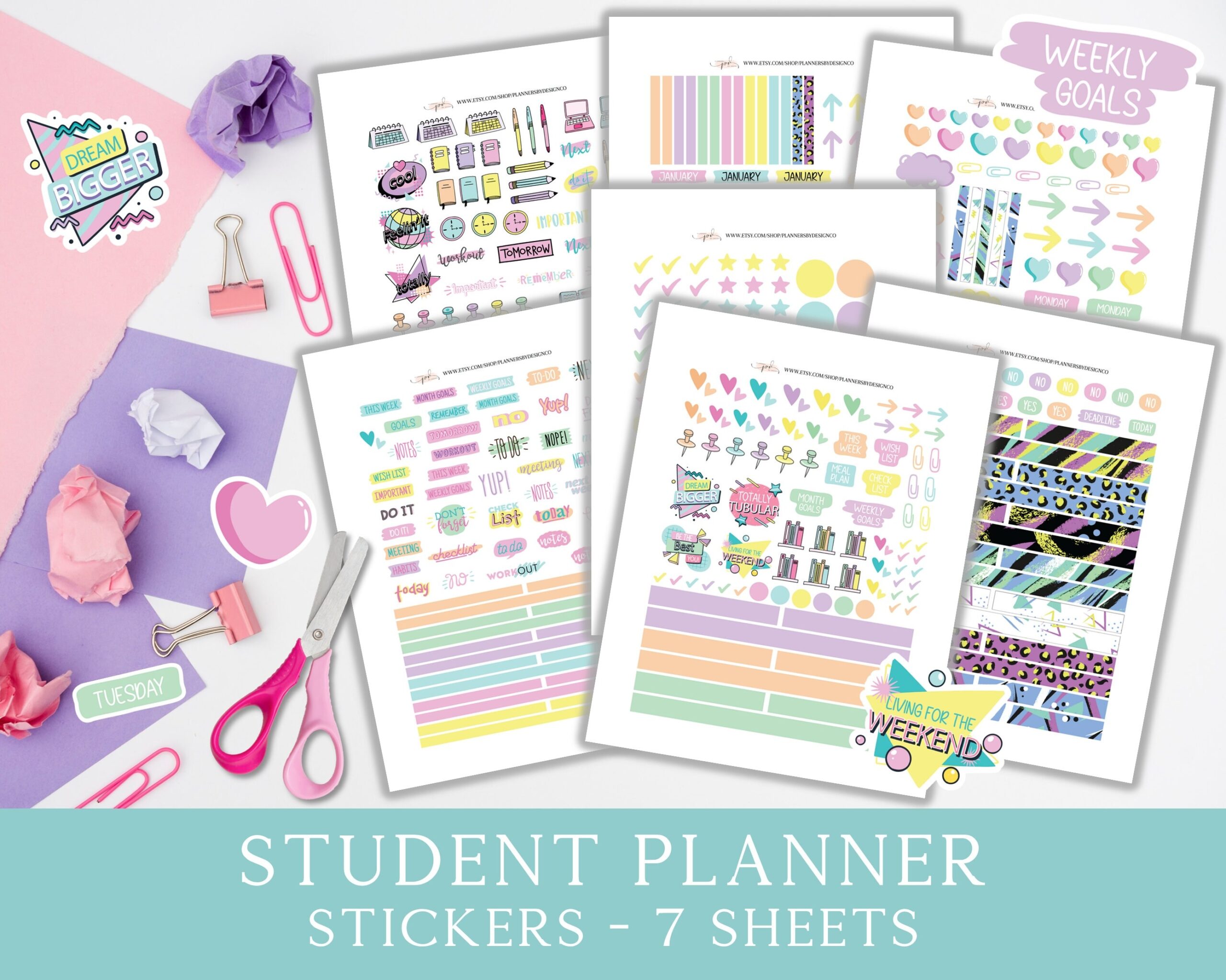 Printable Planner Stickers Teen Student Stickers School Study Weekly Monthly Stickers Cricut Kids Planner Stickers 80s Color Fun Stickers Etsy Printable Planner Stickers Teen Student Stickers School Study Weekly Monthly Stickers Cricut Kids Planner Stickers 80s Color Fun Stickers Etsy