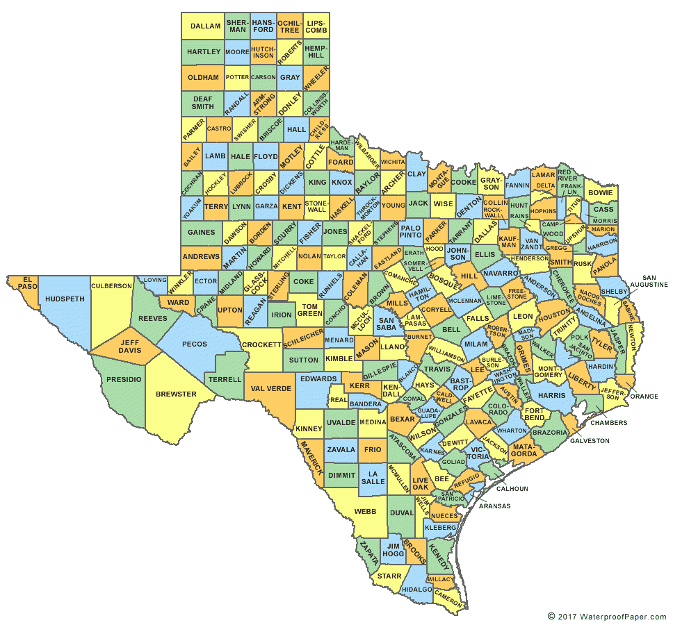 Printable Texas Maps State Outline County Cities Printable Texas Maps State Outline County Cities