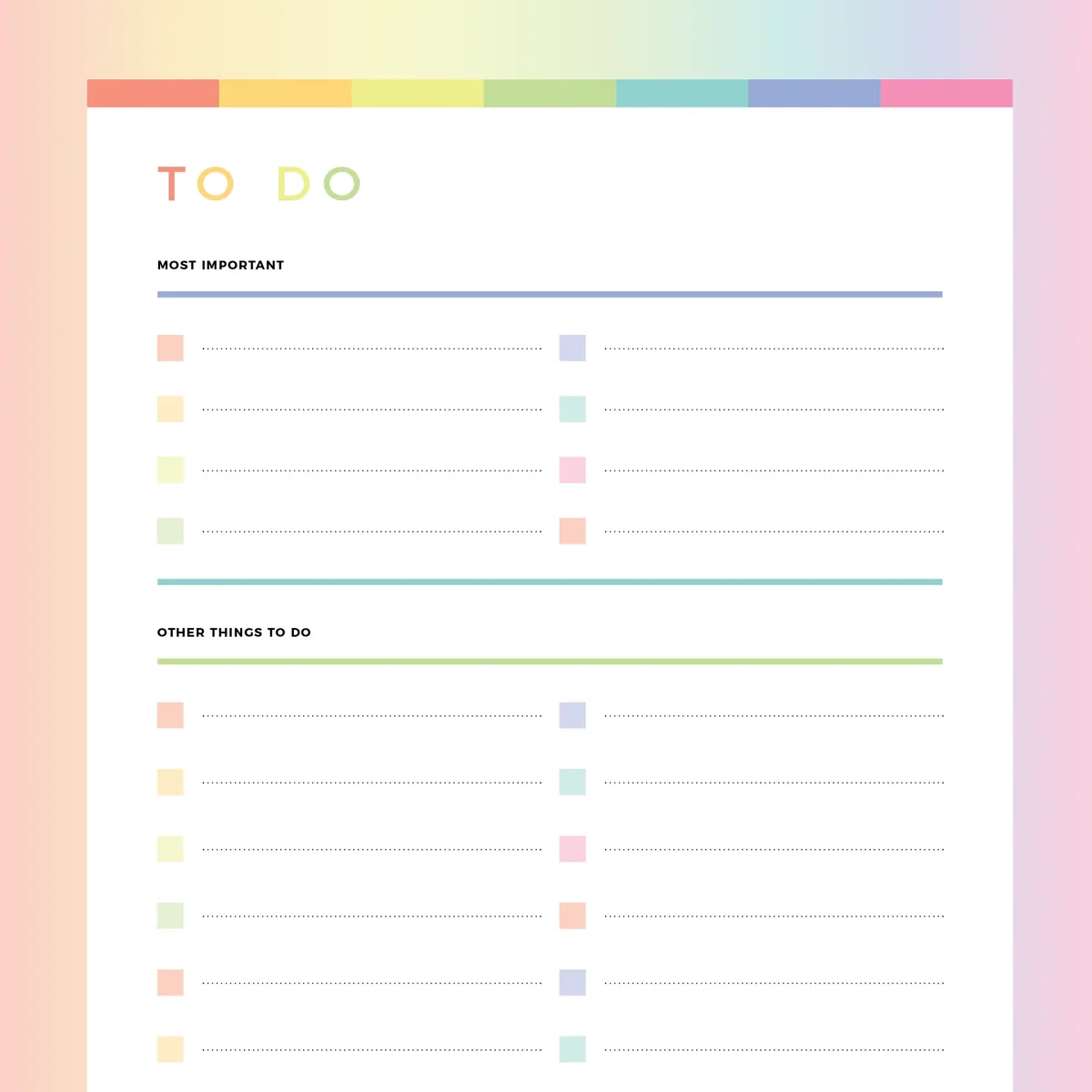 To Do List Printable Boys To Do List Printable Boys