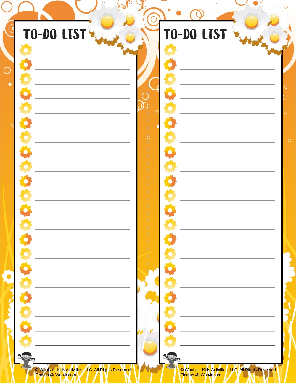 Cute To Do List Boy Printable