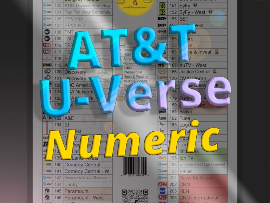 Printable TV Channel Guides Free PDF Downloads On X Printable AT T UVerse Channel Lineup Guide 2022 Free Large Font PDF Find Your U Verse Channel Https t co 7cGzY56BQs Https t co a0Z87adYZN X