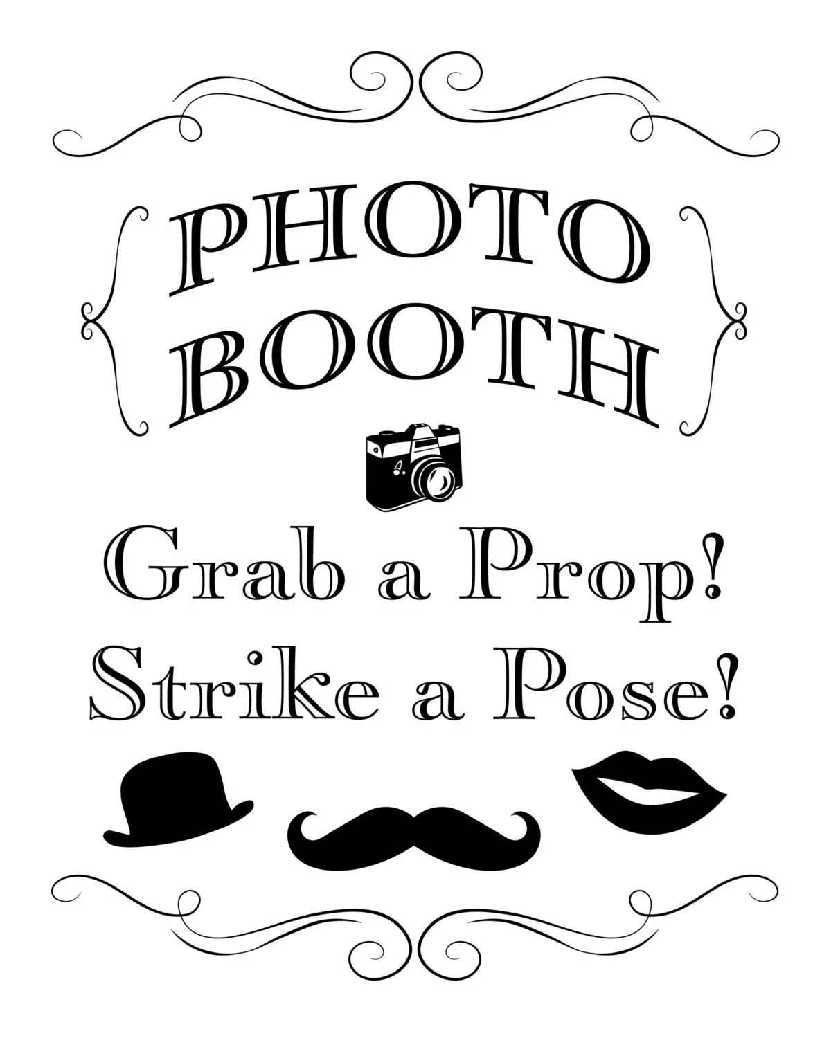 Printable Wedding Sign Photo Booth Grab A Prop Strike A Pose Instant Download 3 Sizes Transparent Background PNG Etsy Printable Wedding Sign Photo Booth Grab A Prop Strike A Pose Instant Download 3 Sizes Transparent Background PNG Etsy