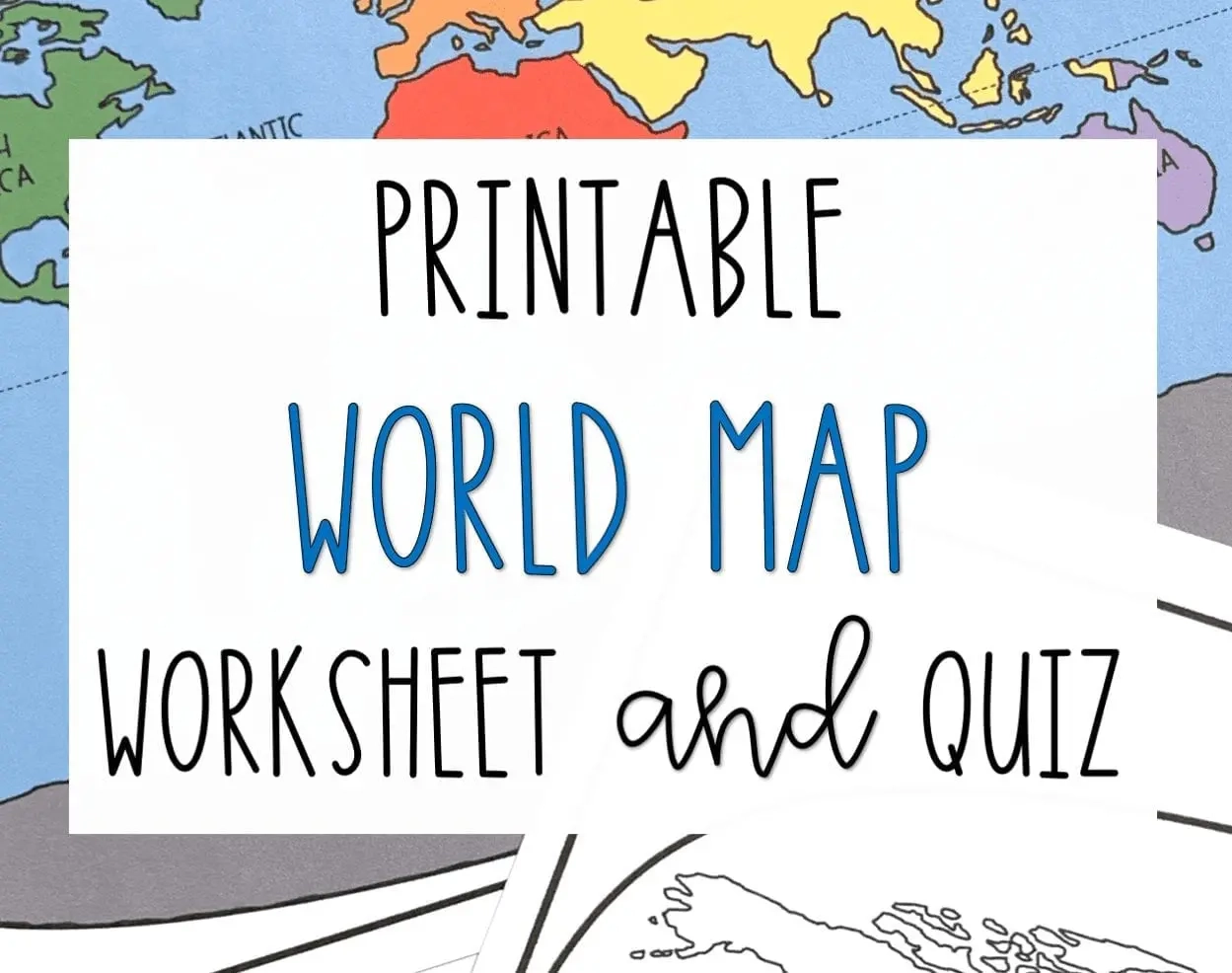 Printable Blank World Map Quiz Printable Blank World Map Quiz