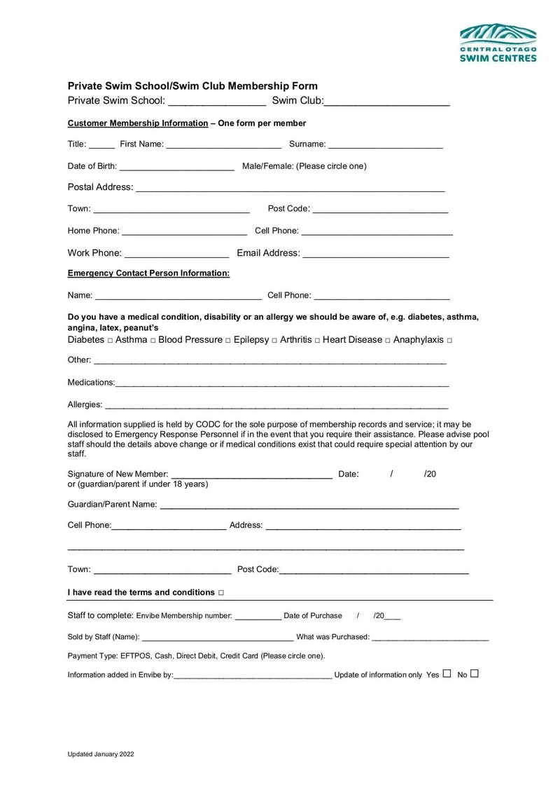Private Swim School Swim Club Membership Form NVP Fill And Sign Online With Lumin Private Swim School Swim Club Membership Form NVP Fill And Sign Online With Lumin