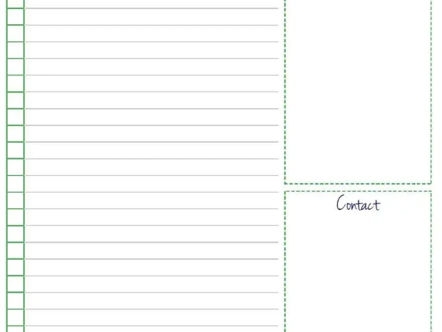 Project To Do List Free Printable