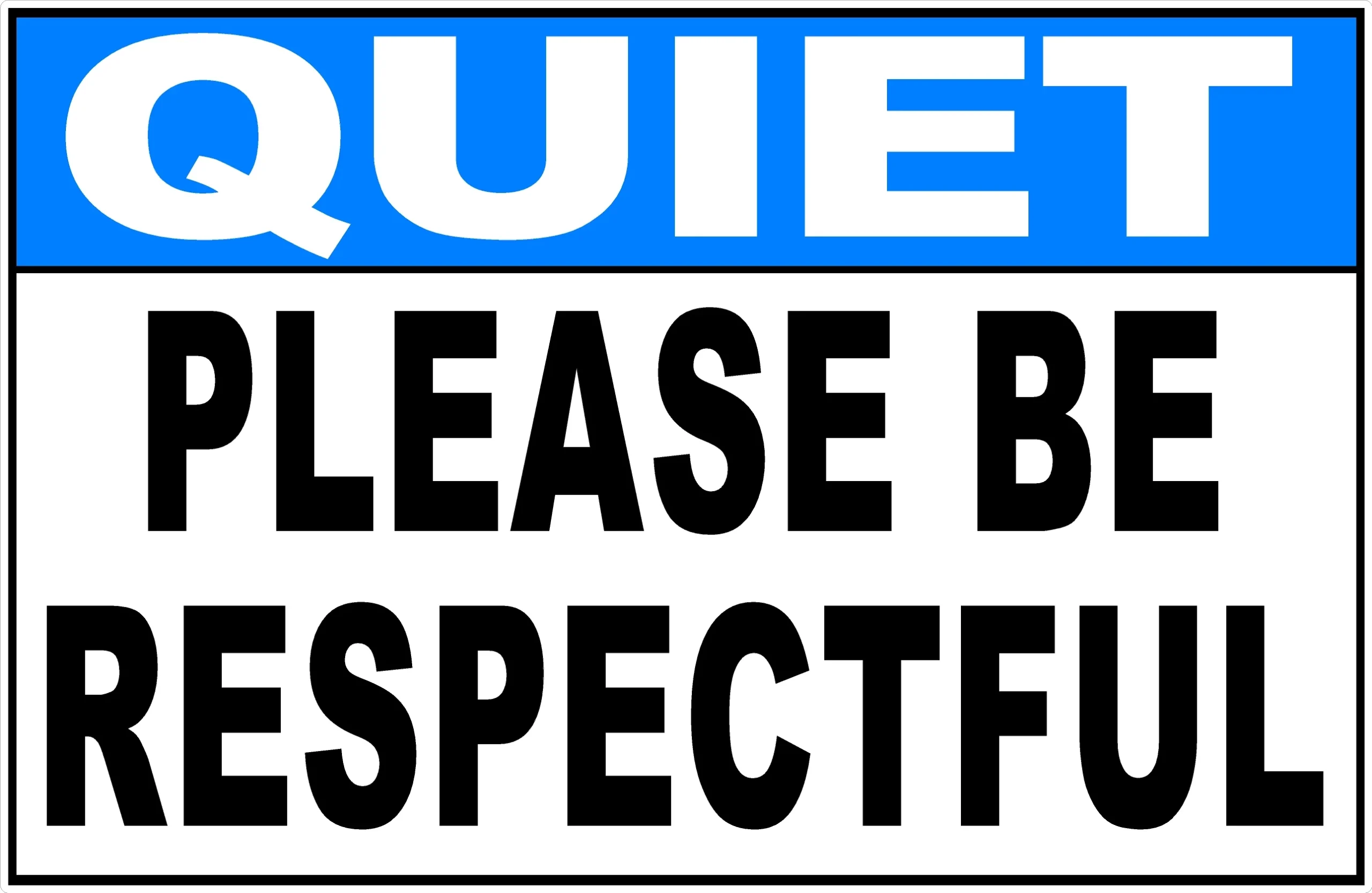 Printable Please Enter Quietly Signs