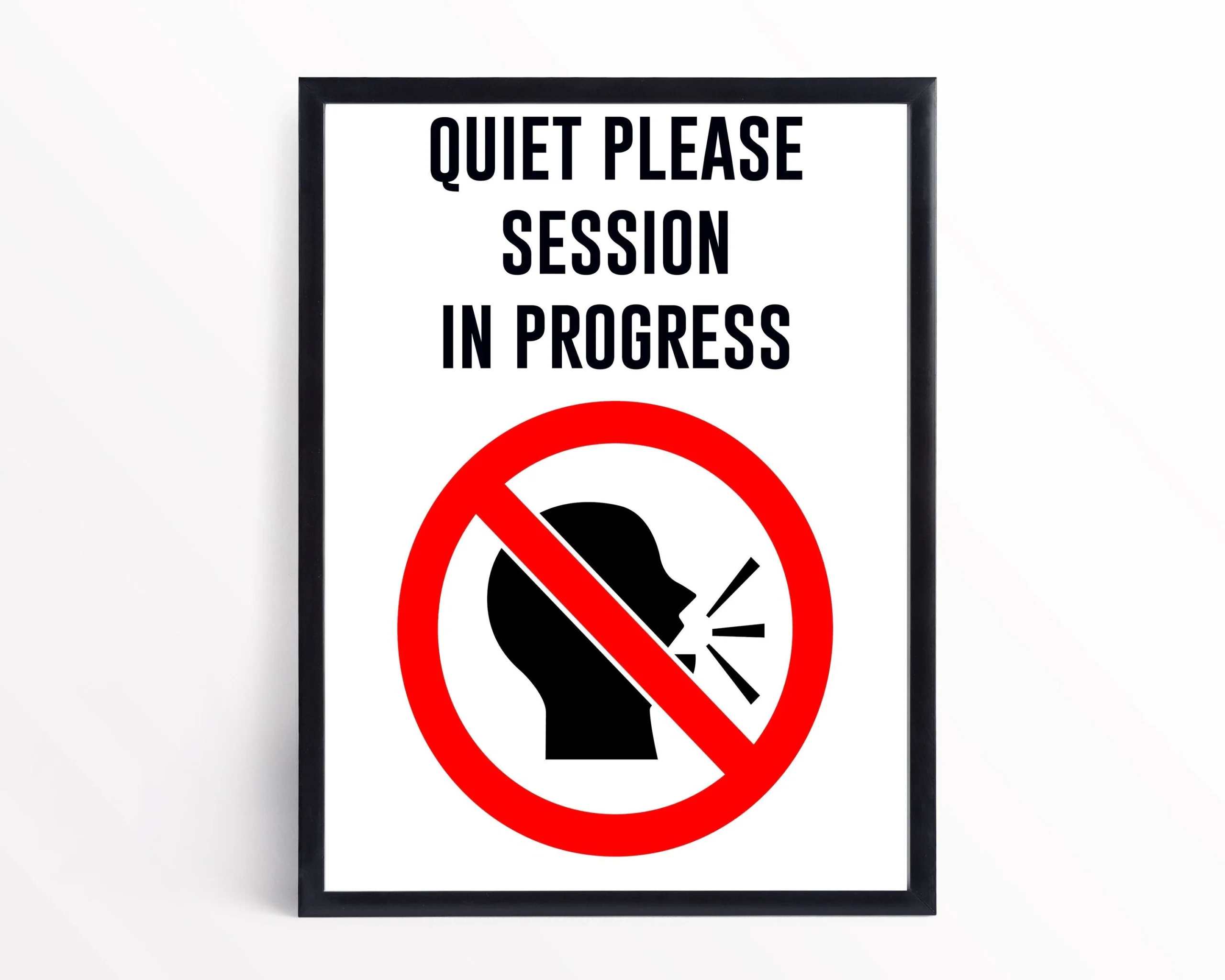 Quiet Please Sign Do Not Disturb Sign Silence Sign Session In Progress Sign Quiet Please Session In Progress Printable Quiet Sign Etsy