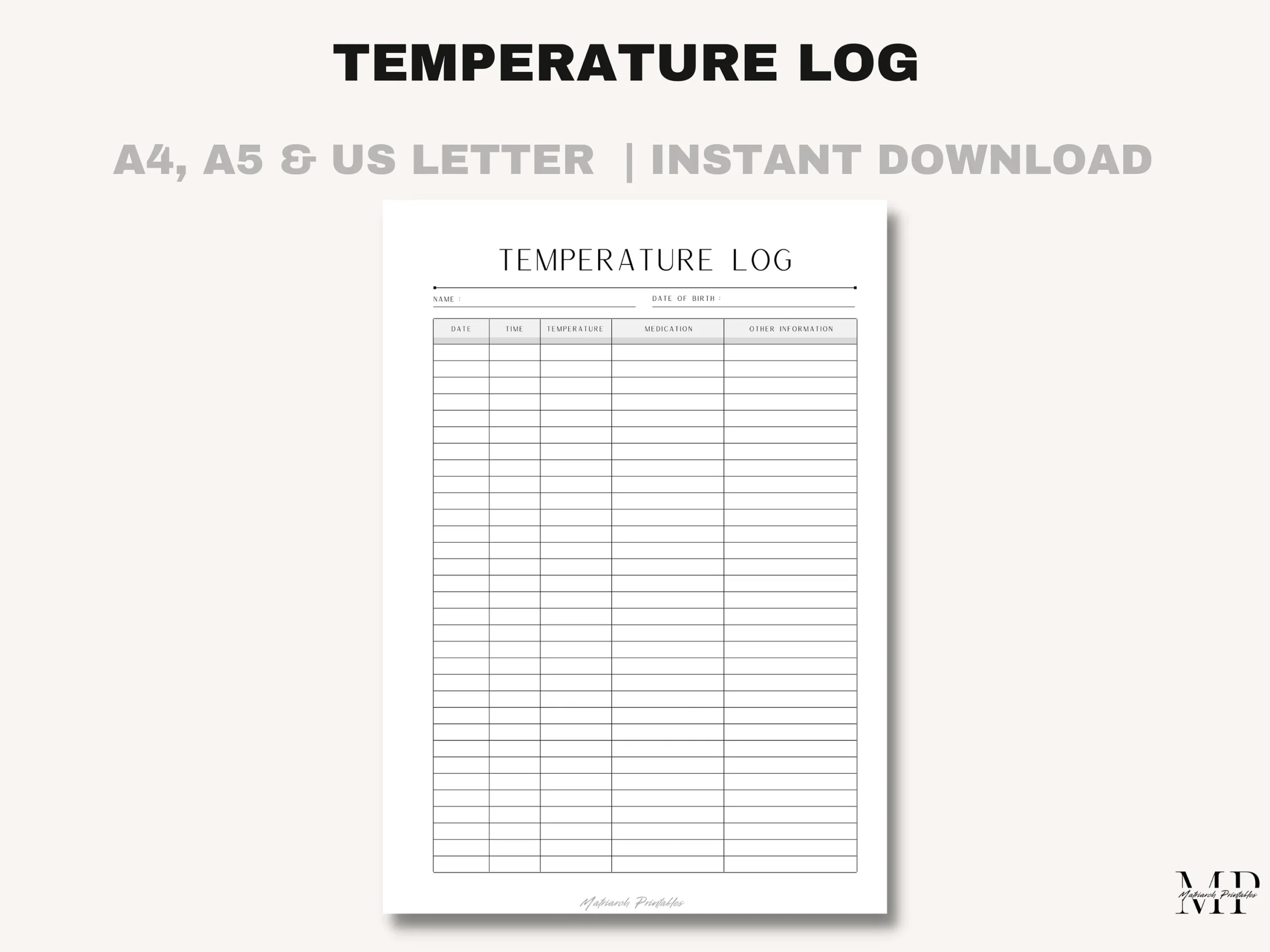 Free Printable Refrigerator Temperature Log Sheet Free Printable Refrigerator Temperature Log Sheet