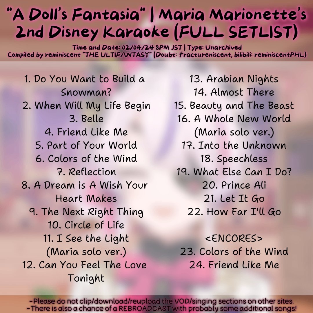 Disney Movie Song List Printable Disney Movie Song List Printable