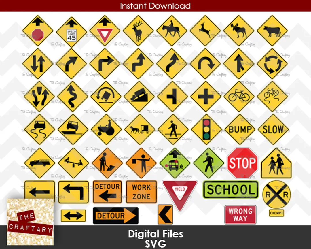 Printable Traffic Signs And Symbols Information