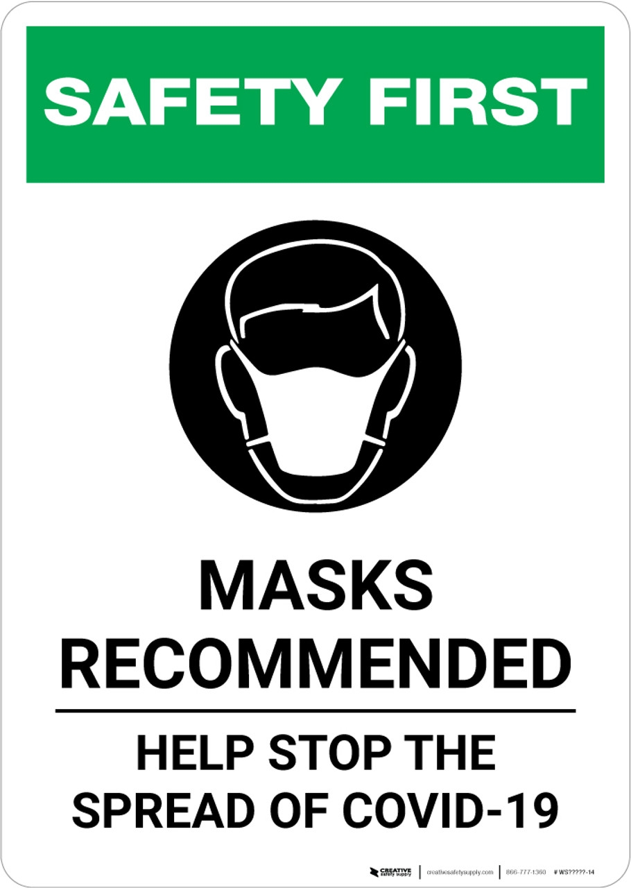 Stop Wear Mask Sign Printable