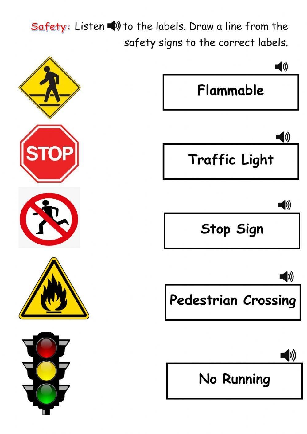 Printable Safety Signs And Symbols