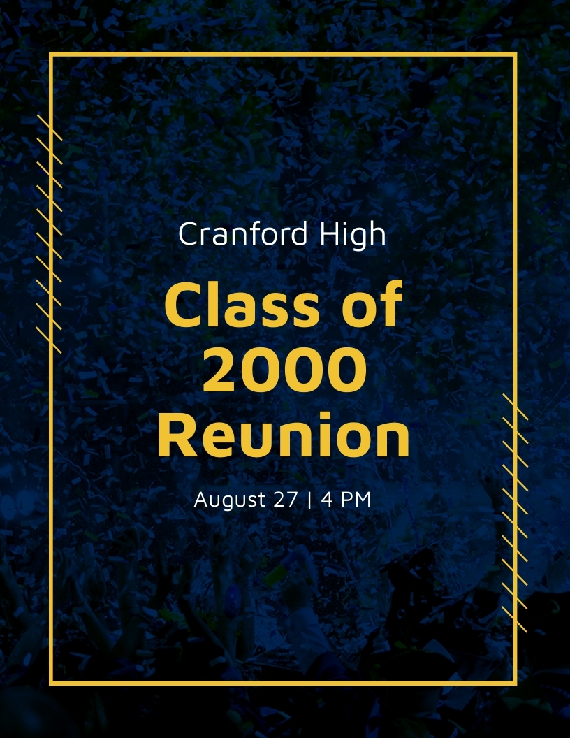School Reunion Invitation Flyer Template In Google Docs Word Publisher Pages Download Template