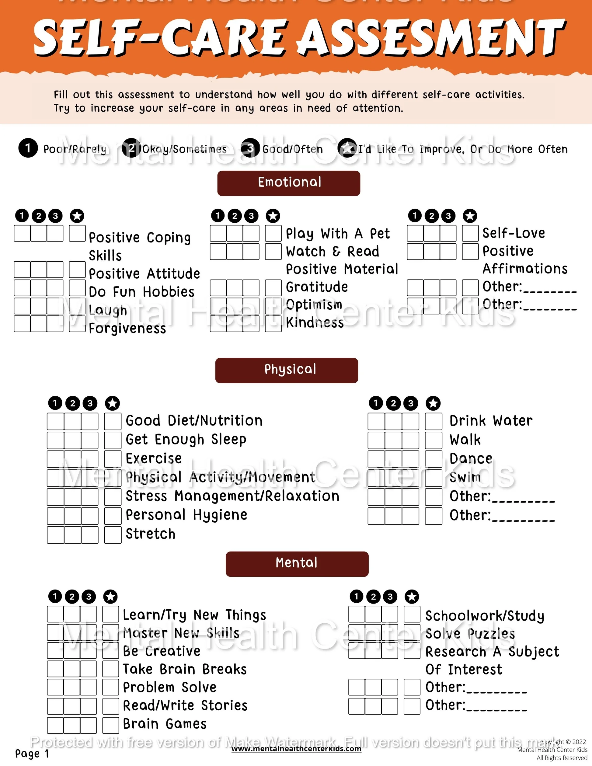 Self Care Wheel Worksheet Mental Health Center Kids Self Care Wheel Worksheet Mental Health Center Kids