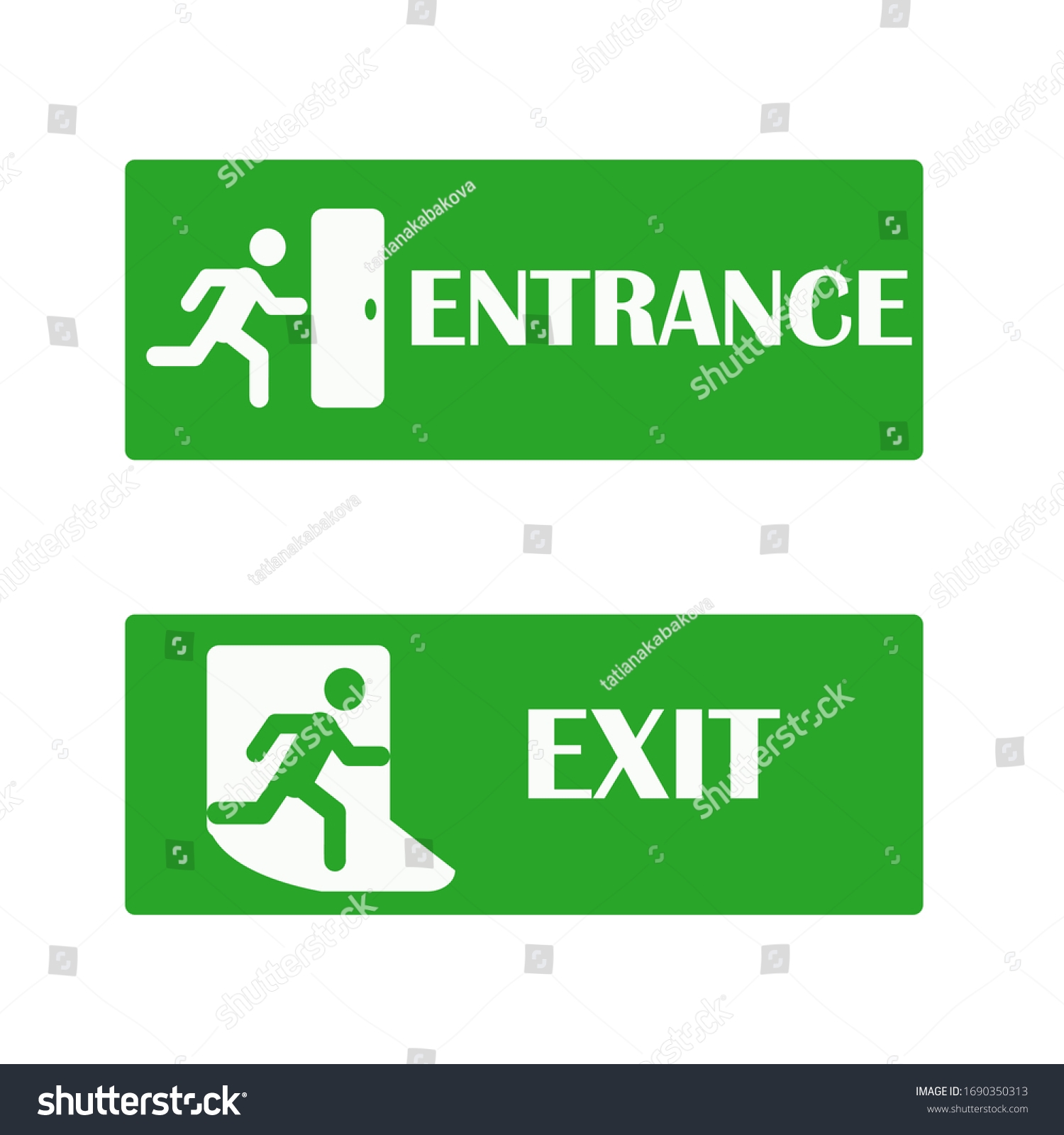 Printable Exit And Entrance Signs Printable Exit And Entrance Signs
