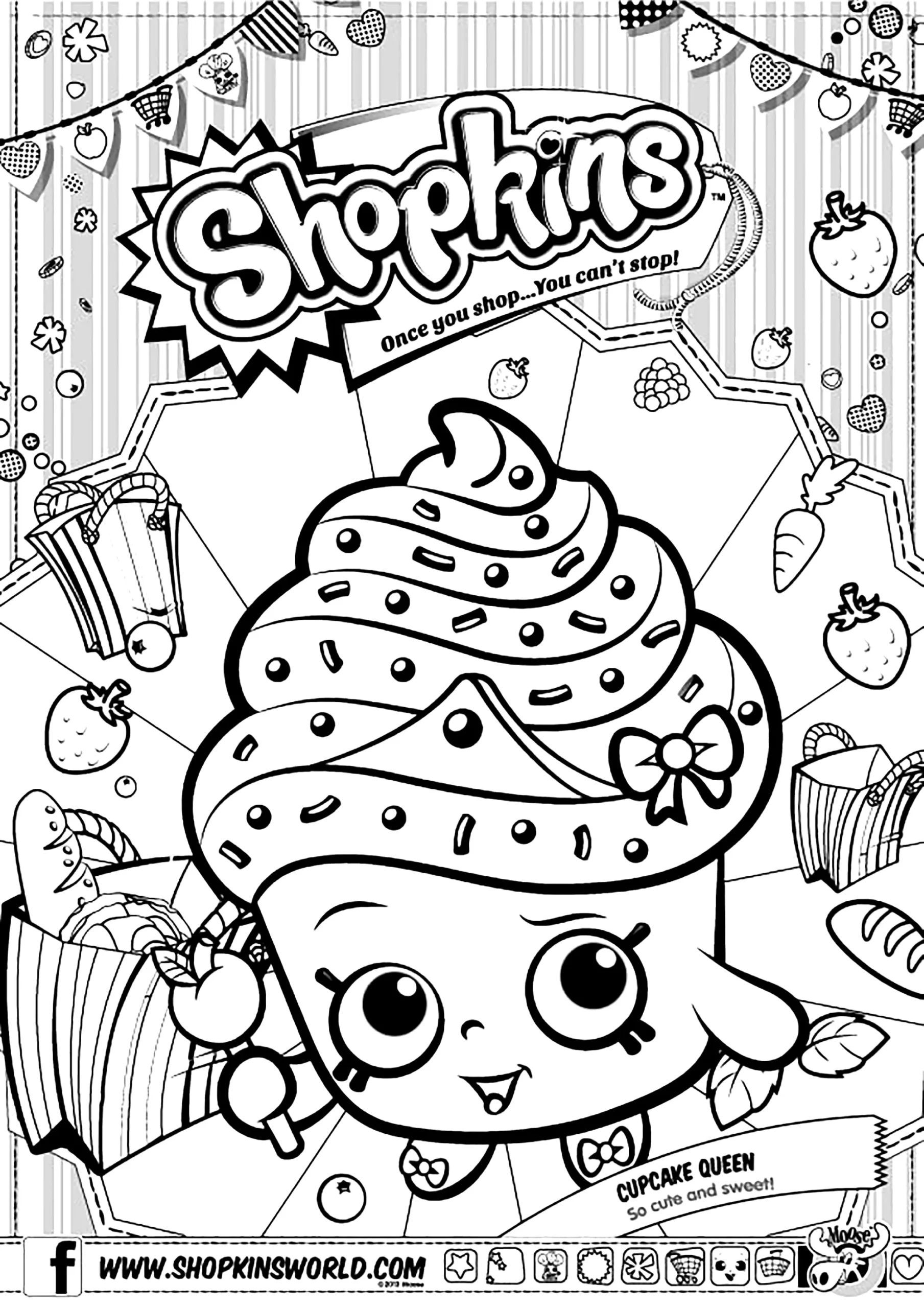Shopkins Coloring Sheets Printable