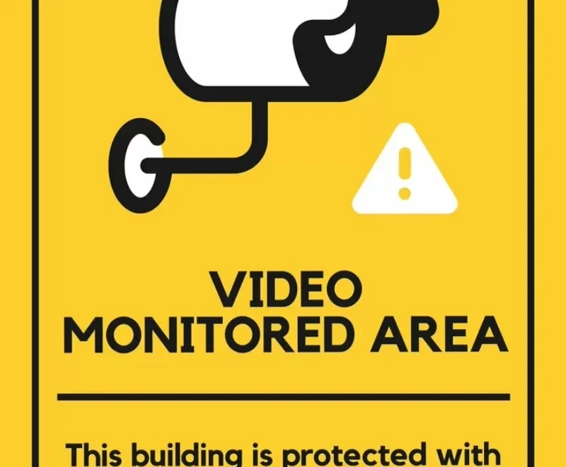 Signs Of Security Cameras Video Surveillance Zone