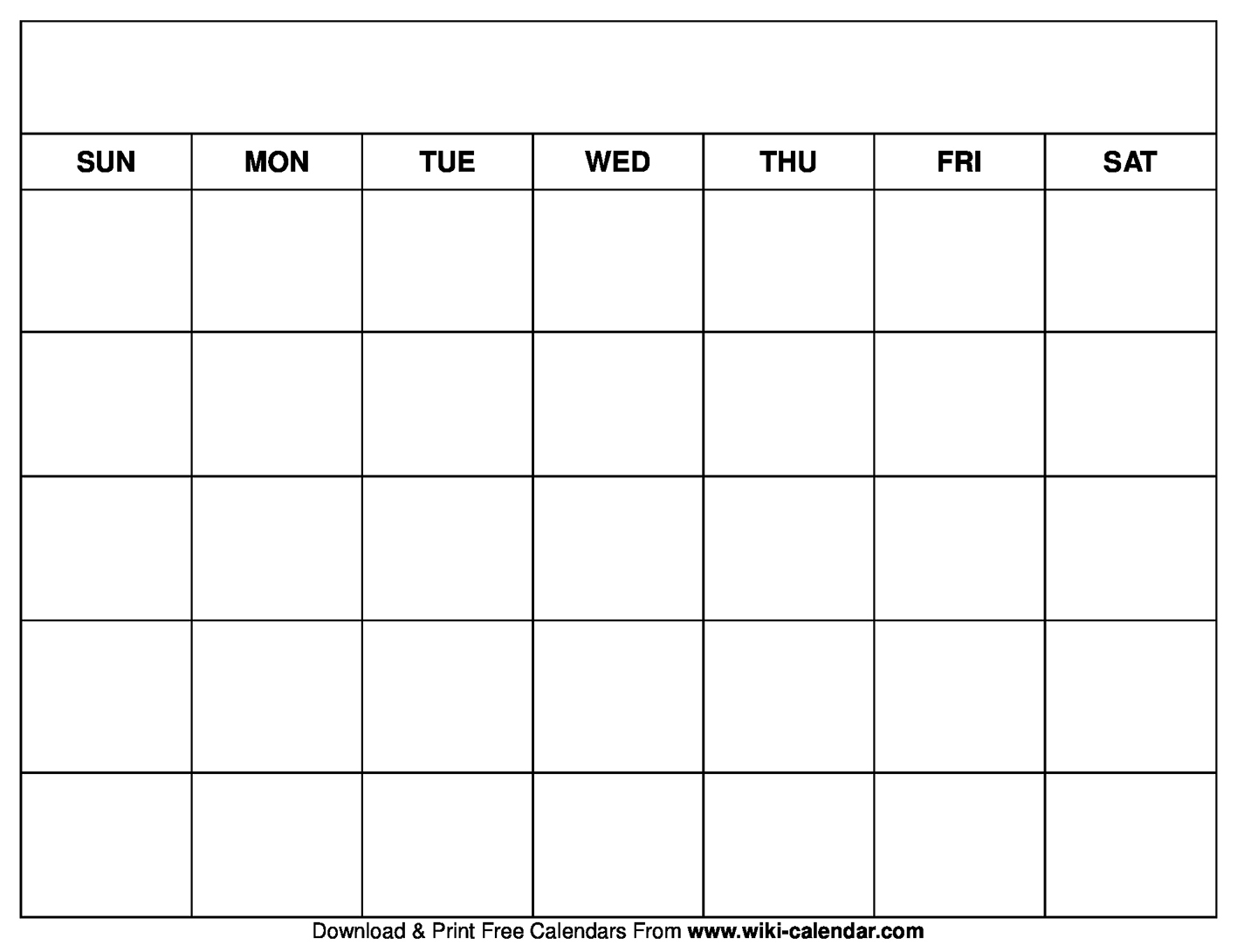 Template Monthly Planner Printable