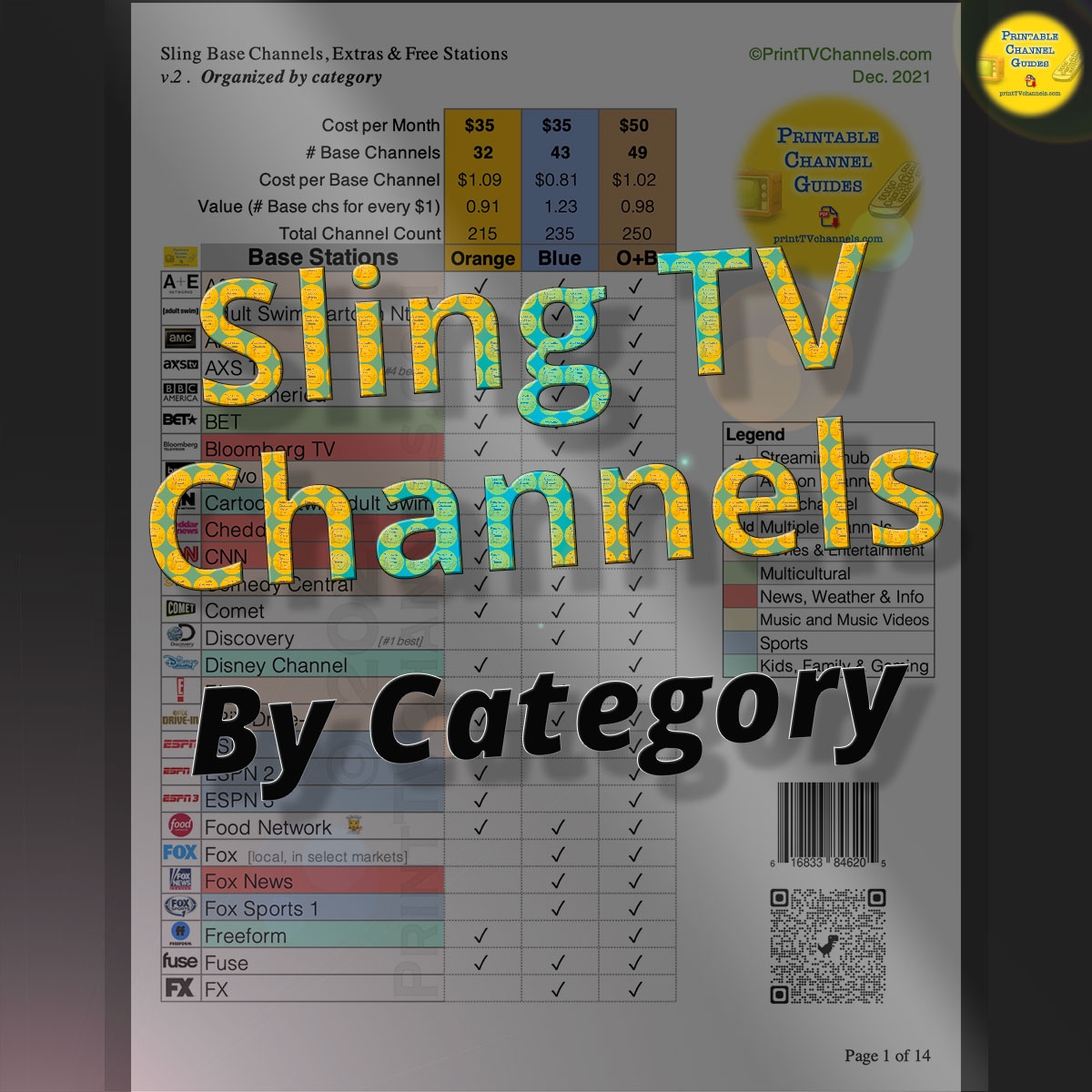 Printable Sling Tv Packages