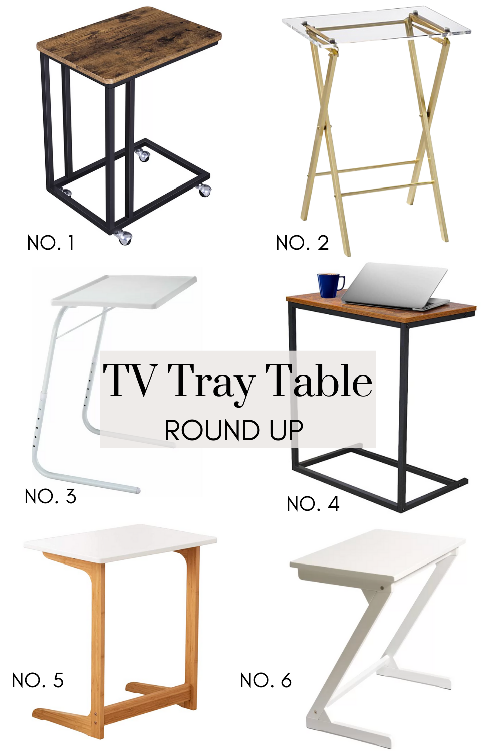 Small Space Solution TV Tray Tables Showit Blog