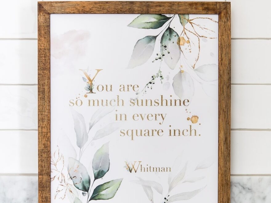 So Much Sunshine Printable Wall Art Maison De Pax