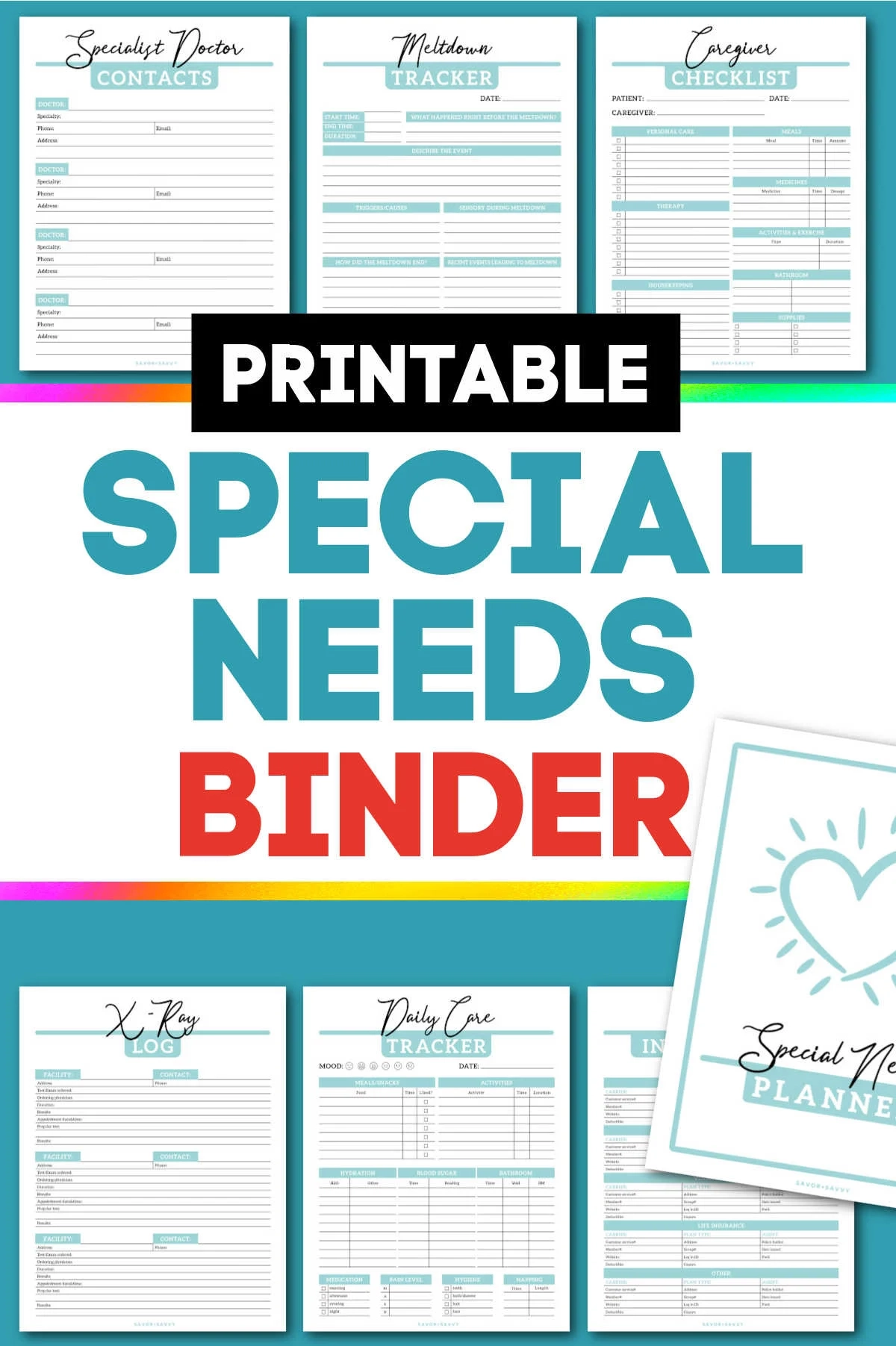 Printable Sheets Medical Binder Free