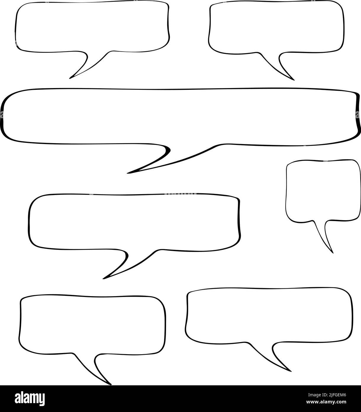 Speech Bubble Thin Line Icon Set Outline Web Sign Of Comic Tell Communication Chat Linear Customer Dialog Icons Empty Template Clean Label Stock Vector Image Art Alamy