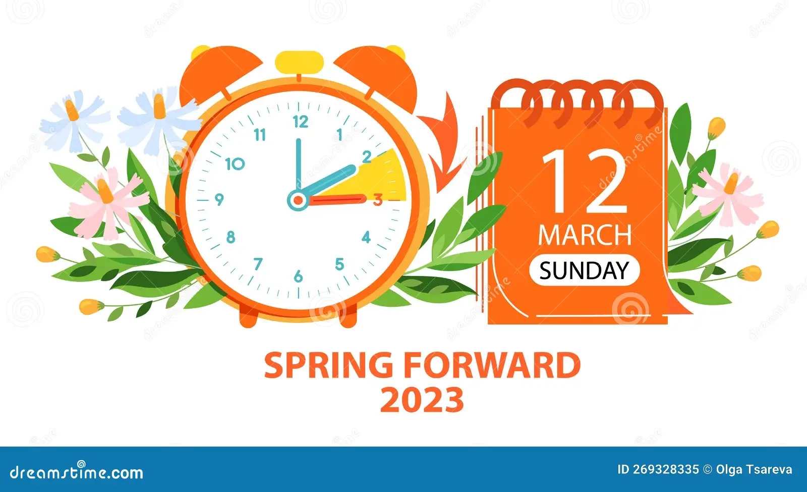 Spring Forward Printable Sign Free