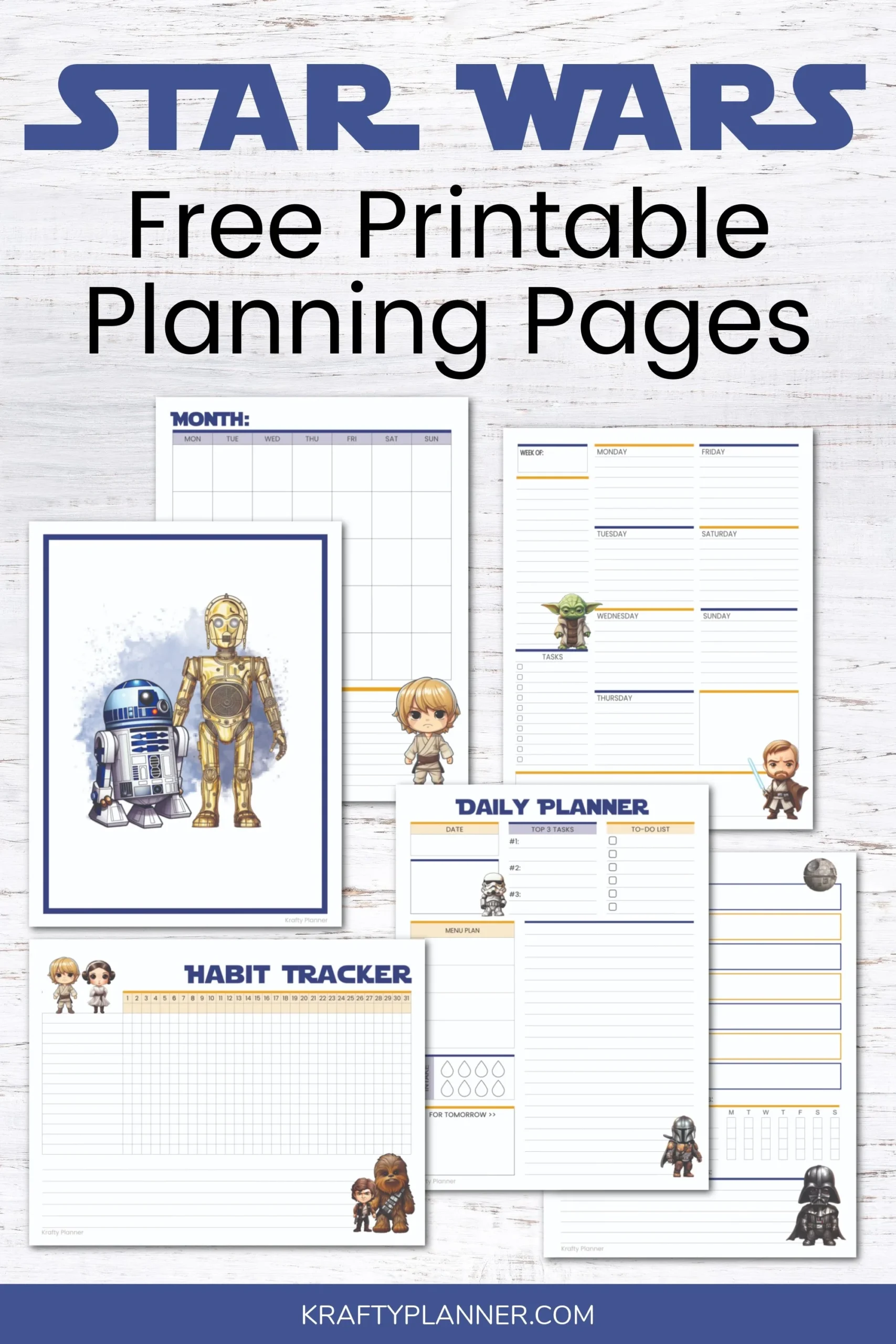 Star Wars Planner Printables