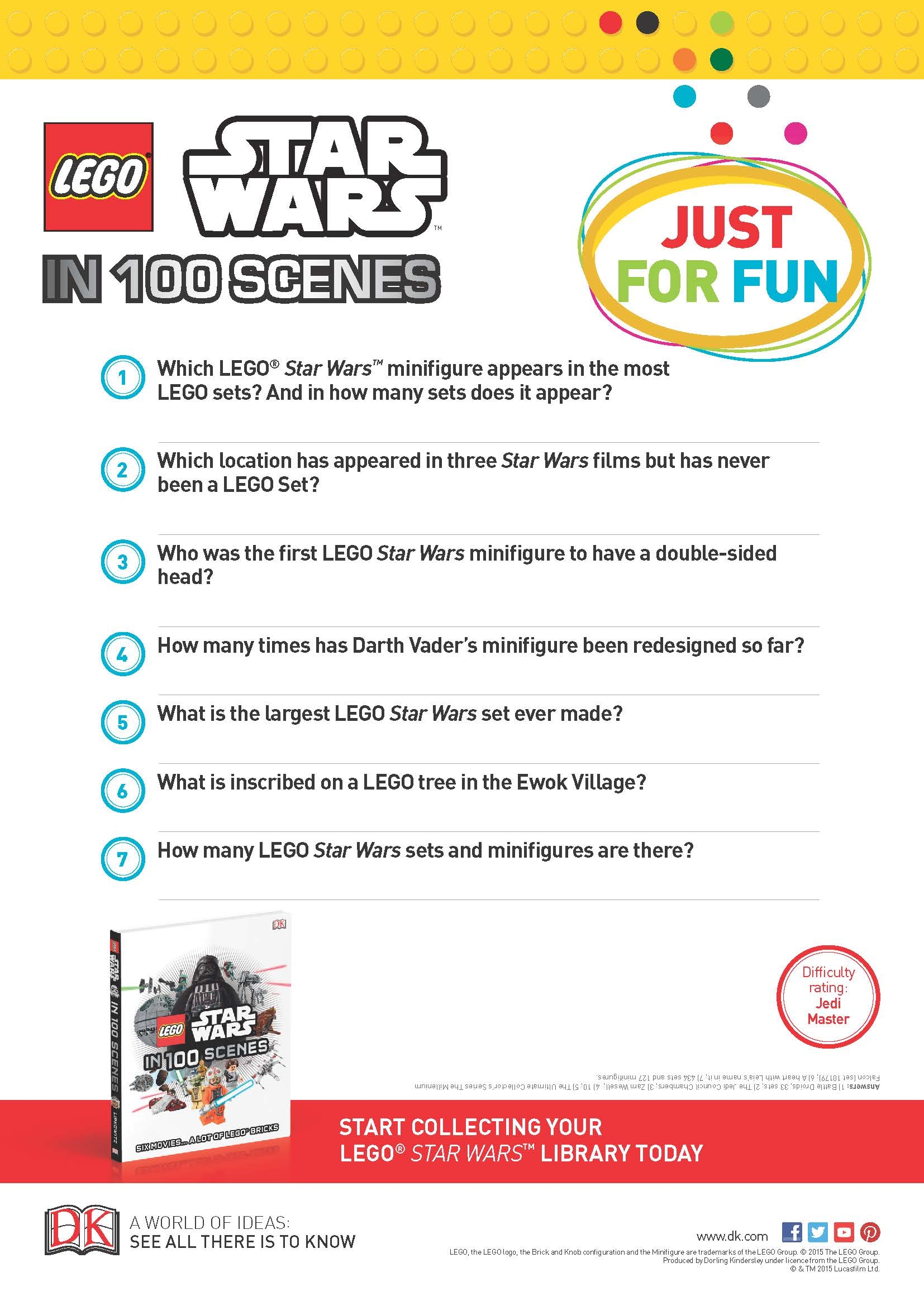 Star Wars Printable Trivia Questions Star Wars Printable Trivia Questions