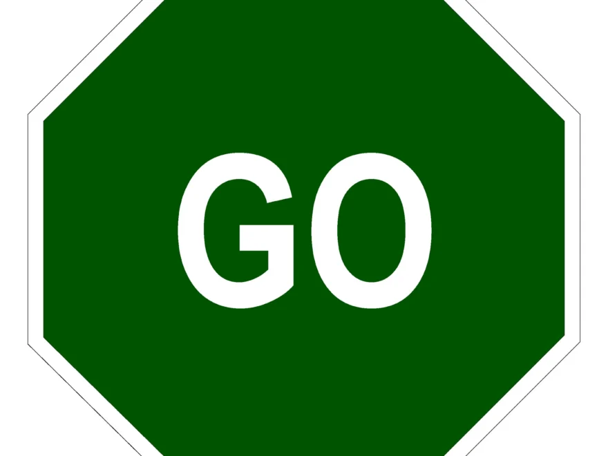 STOP GO Printable Sign Coloring Page Etsy