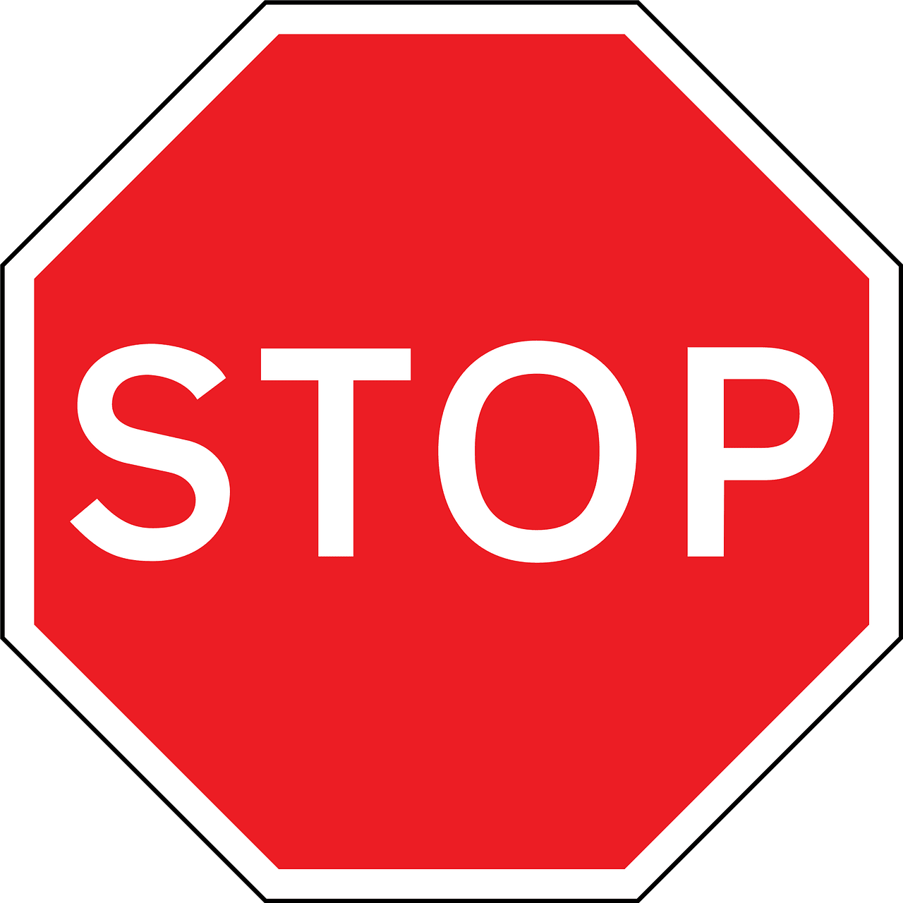 Stop Sign In UK Free Vector Clipart Images On Creazilla