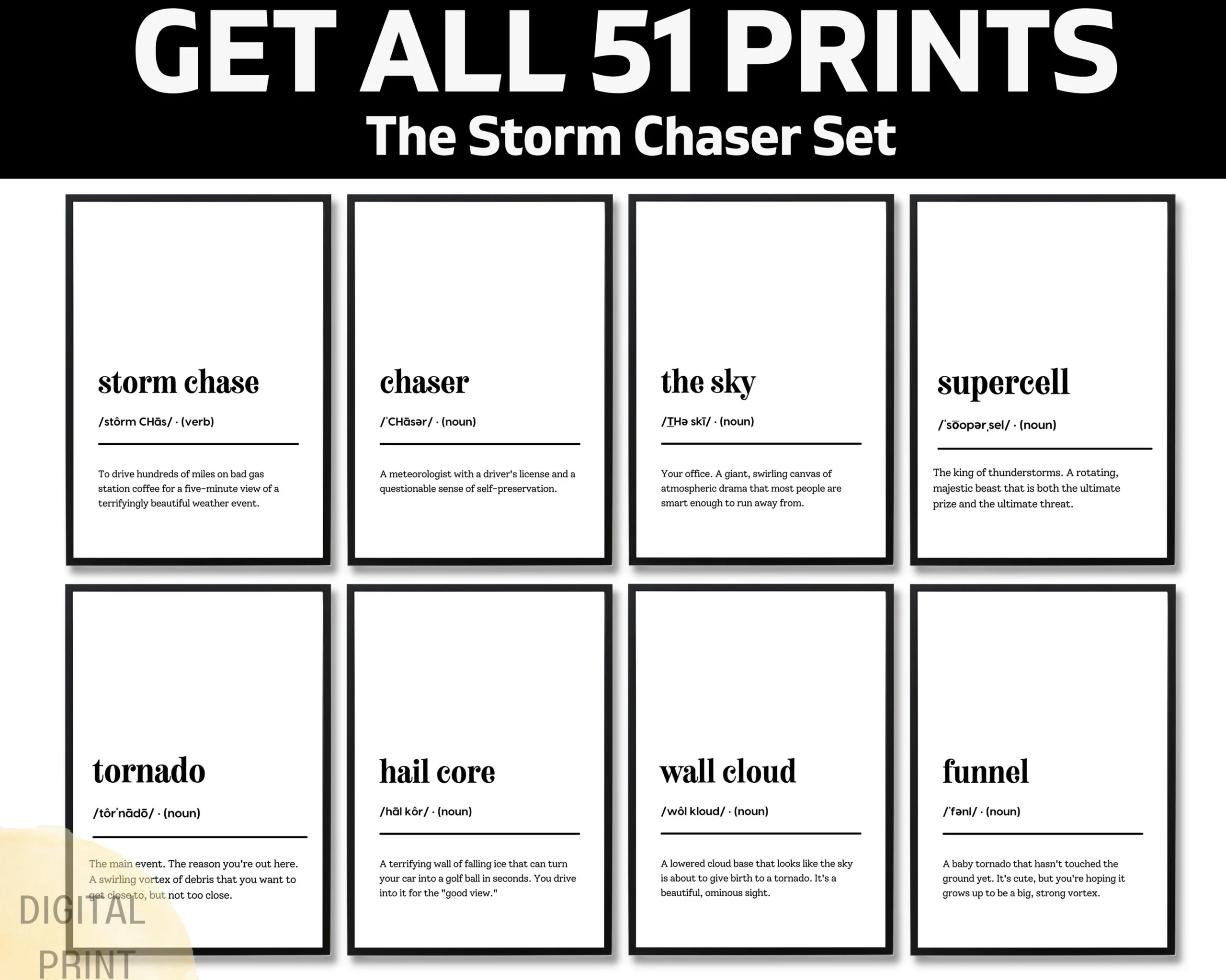 Printable Storm Chaser Schedule