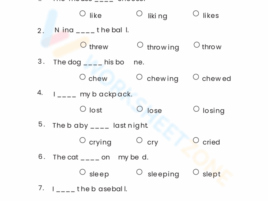 Subject Verb Agreement Quiz For Grammar Practice Worksheet