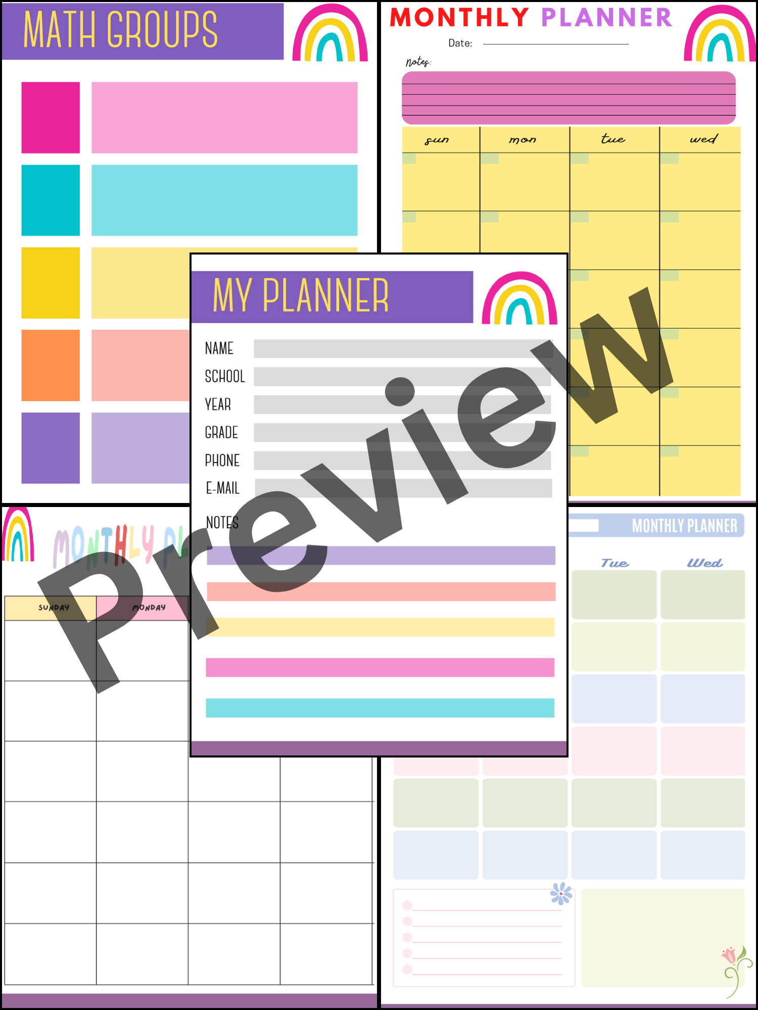 Teacher Planner 2025 2026 Printable Editable Digital Weekly Daily Lesson Made By Teachers