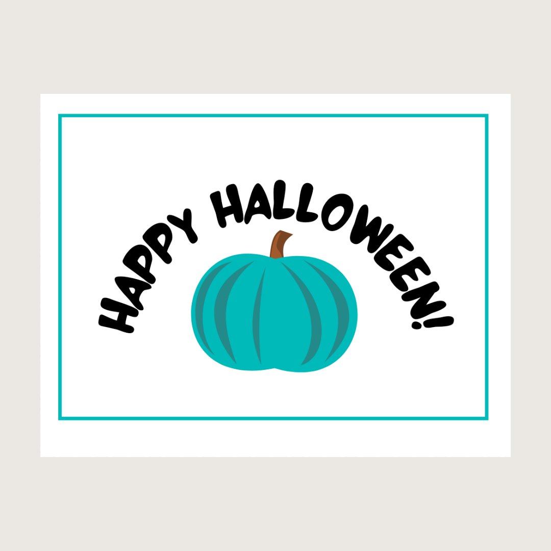 Teal Pumpkin Project Printable Sign