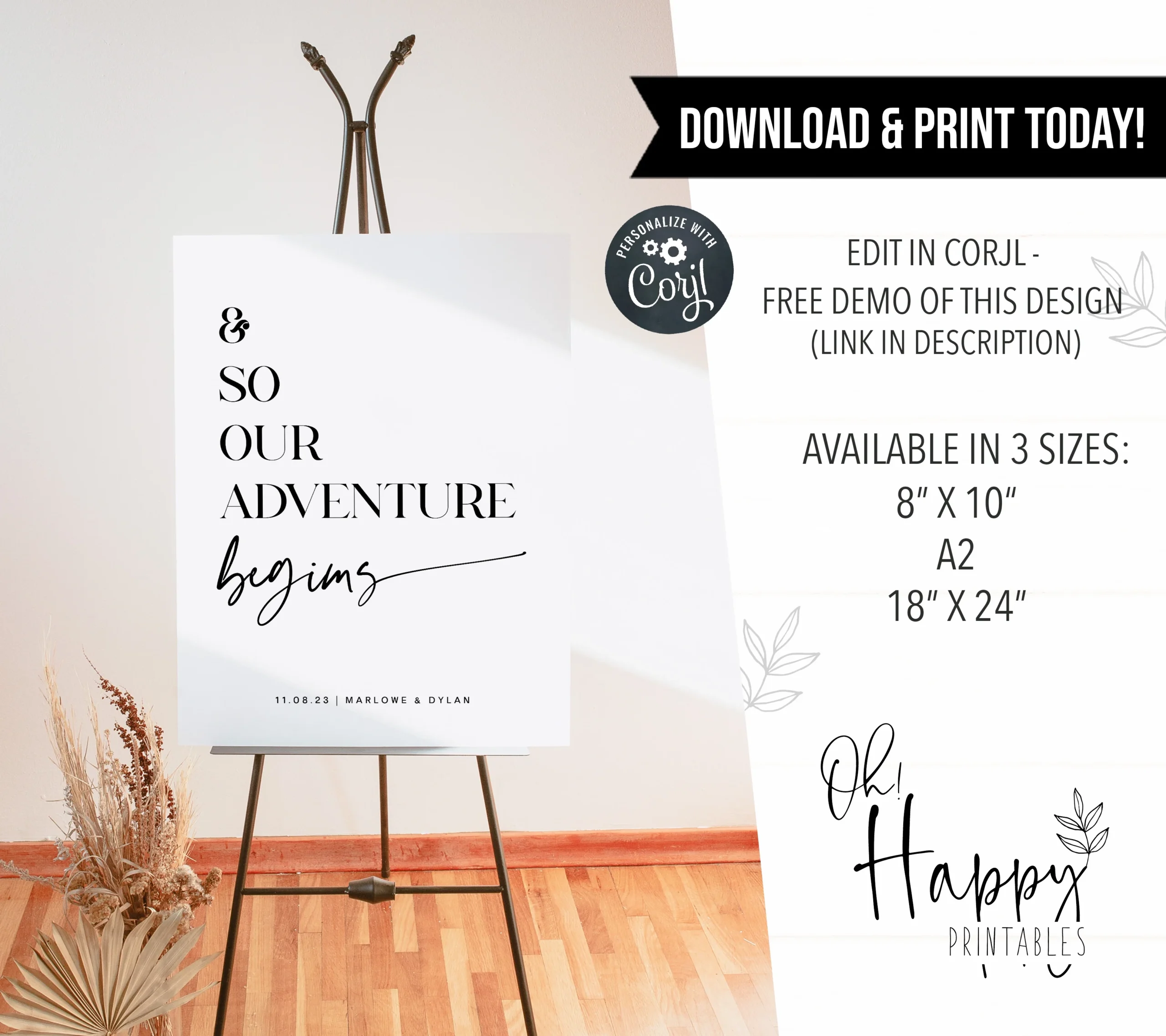 The Adventure Begins Sign Printable Free The Adventure Begins Sign Printable Free