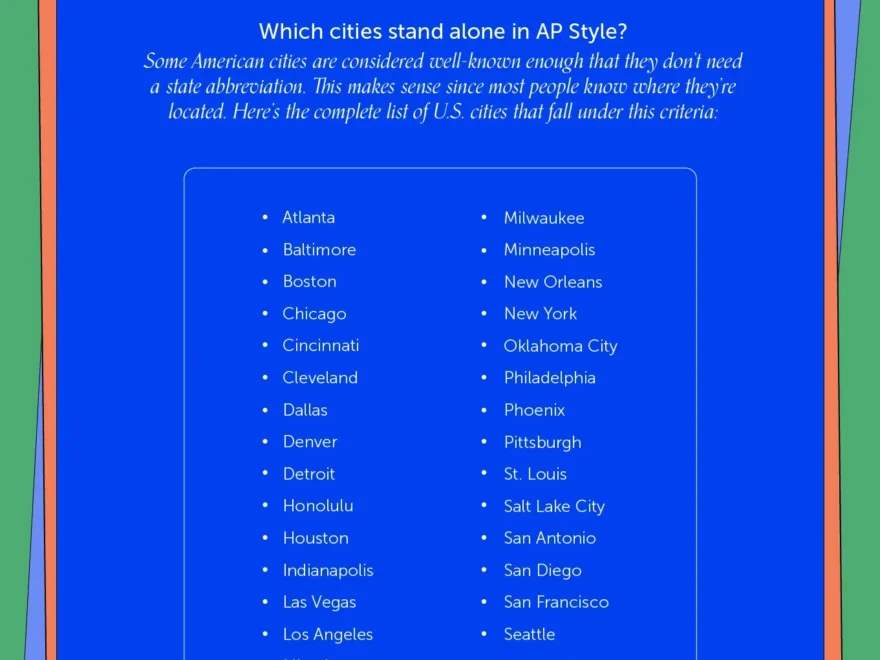 The Best 2024 AP Style Cheat Sheet For Writers Free Download