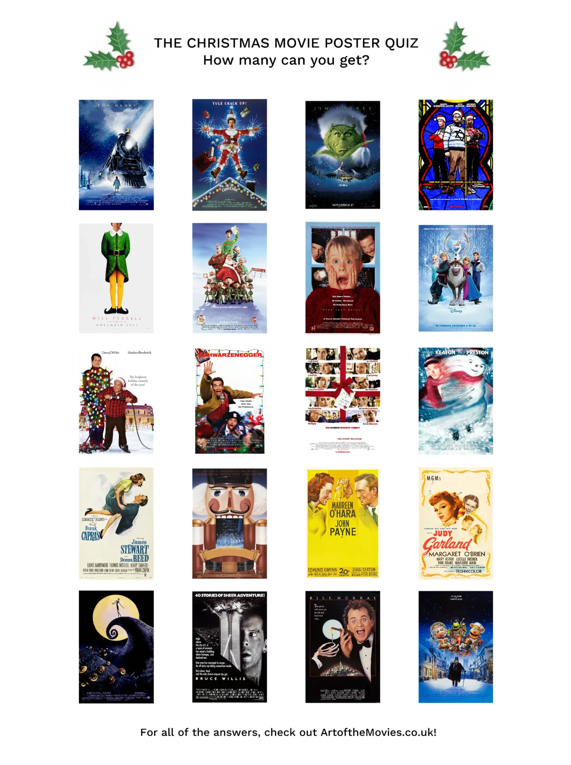 The Christmas Movie Poster Quiz Art Of The Movies The Christmas Movie Poster Quiz Art Of The Movies