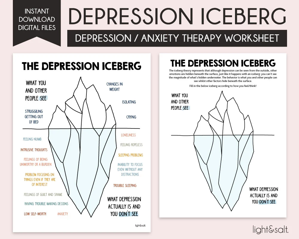 Printable Sheets About Depression Printable Sheets About Depression