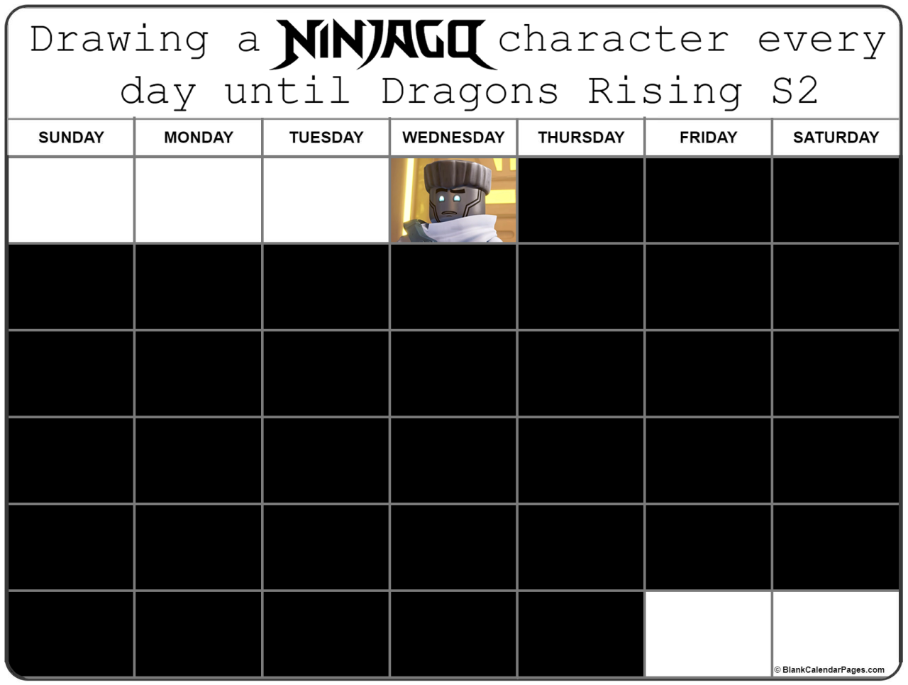 Ninjago Chore Chart Printable