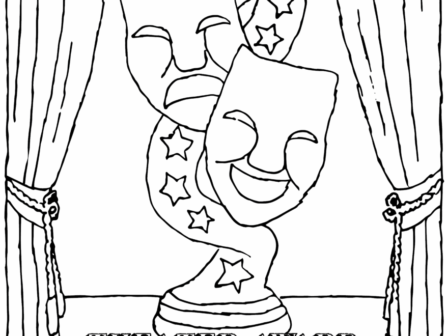 The Magic Of Theater Enriching Children s Lives Award Coloring Sheet Free Printable Certificate Templates Printable Doodles Ave