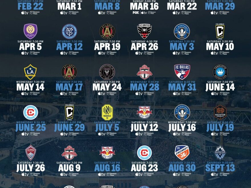 The Philadelphia Union Release Their 2025 Schedule Featuring Away Trips To Dallas Houston And Vancouver
