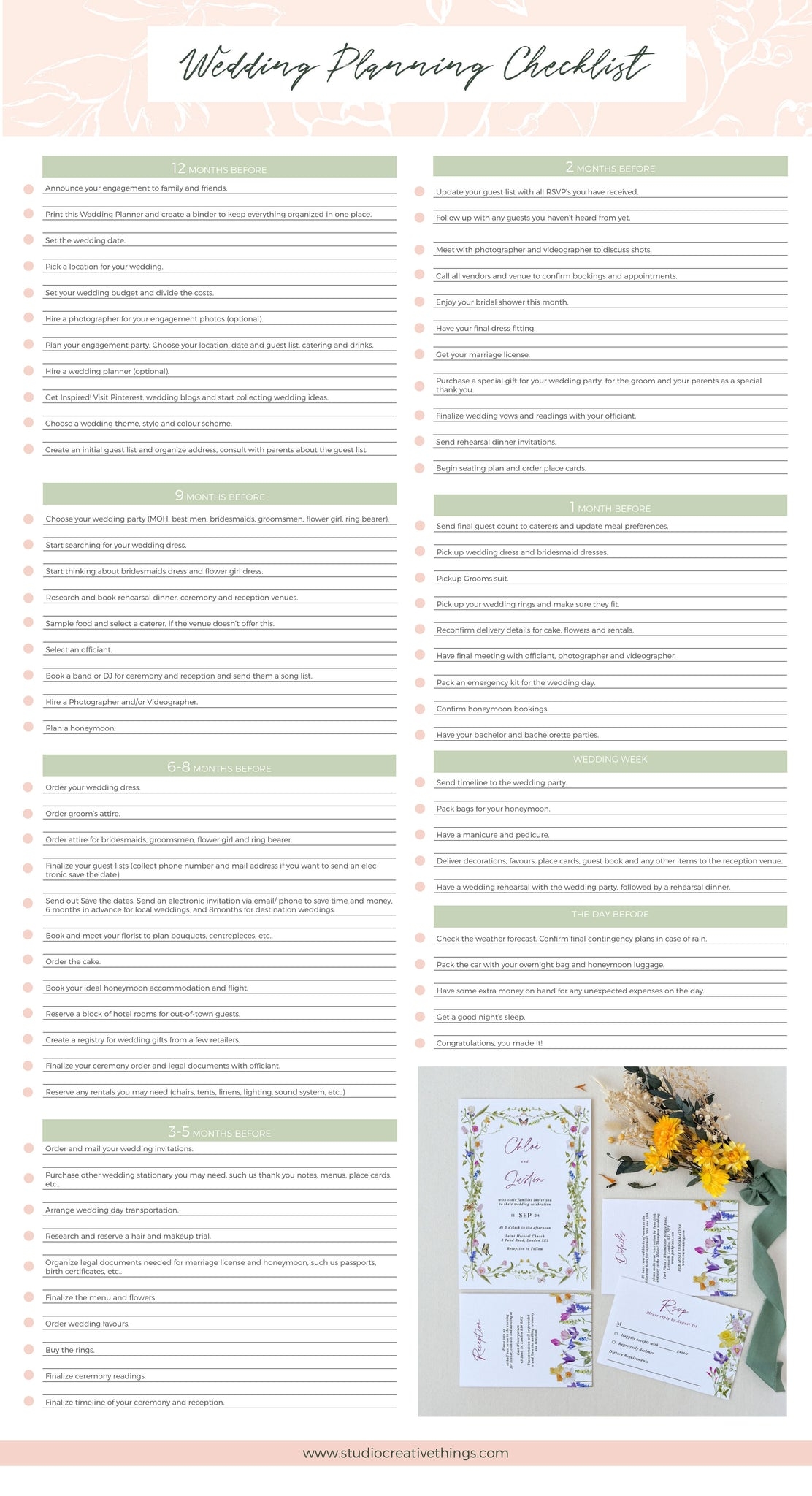 Printout Free Printable Wedding Planner Worksheets