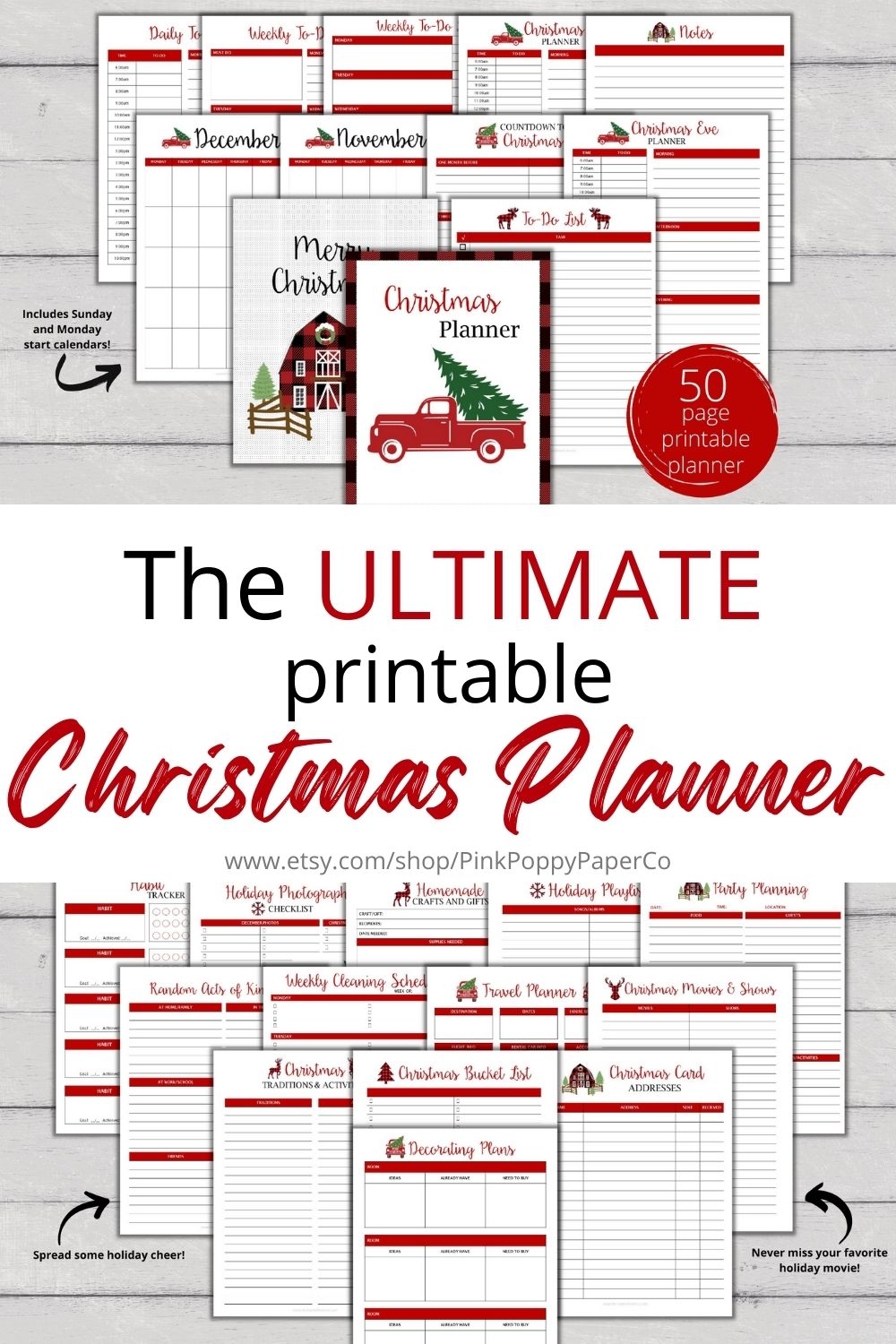 Free Printable Christmas Planner