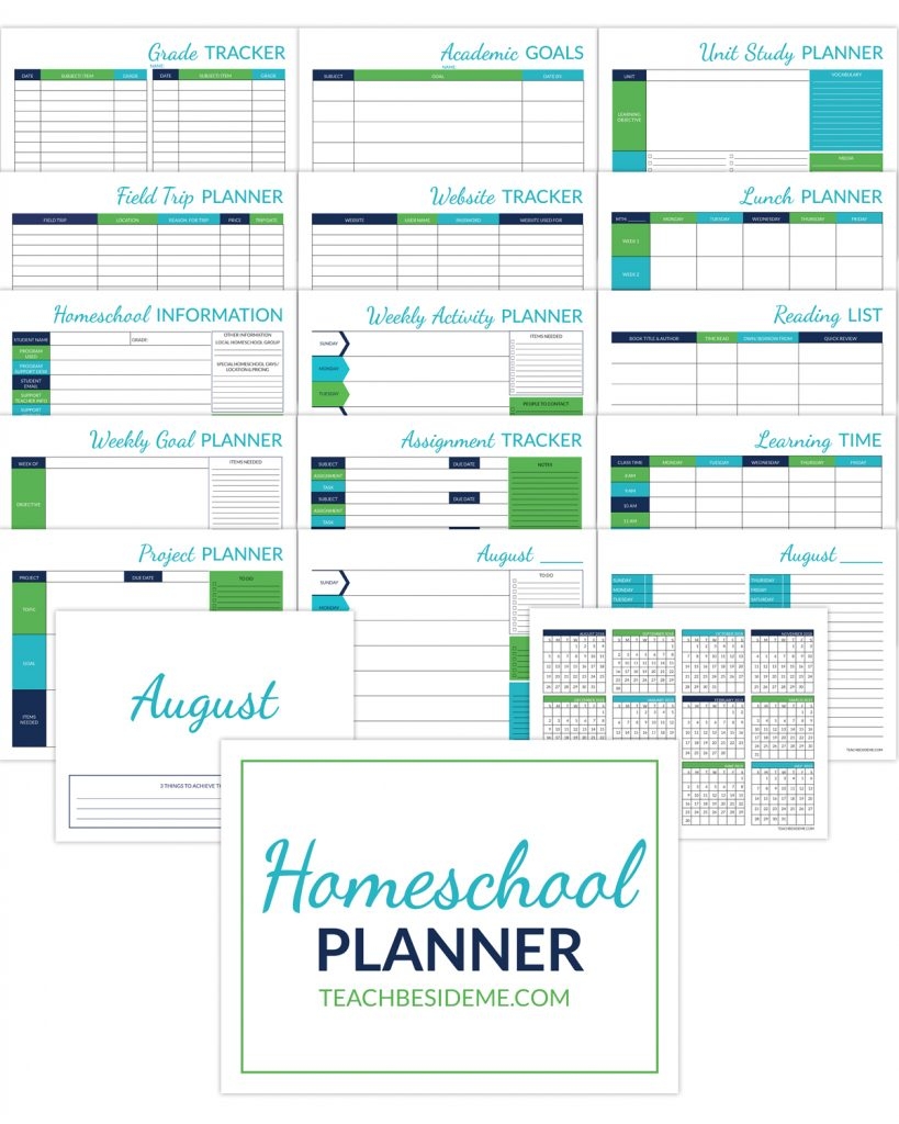 Homeschool Student Planner Printables
