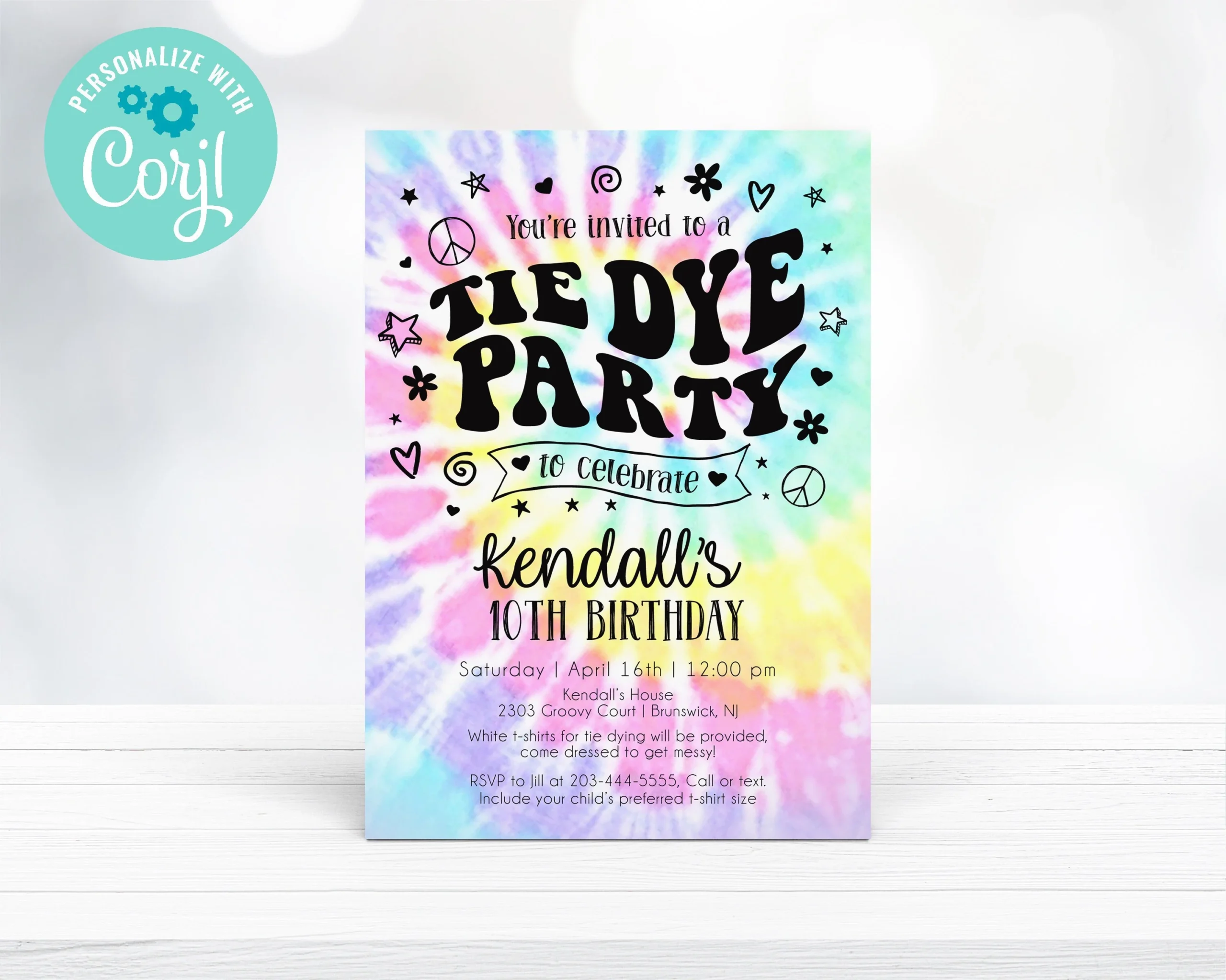 Printable Phone Number List Template Tiedye