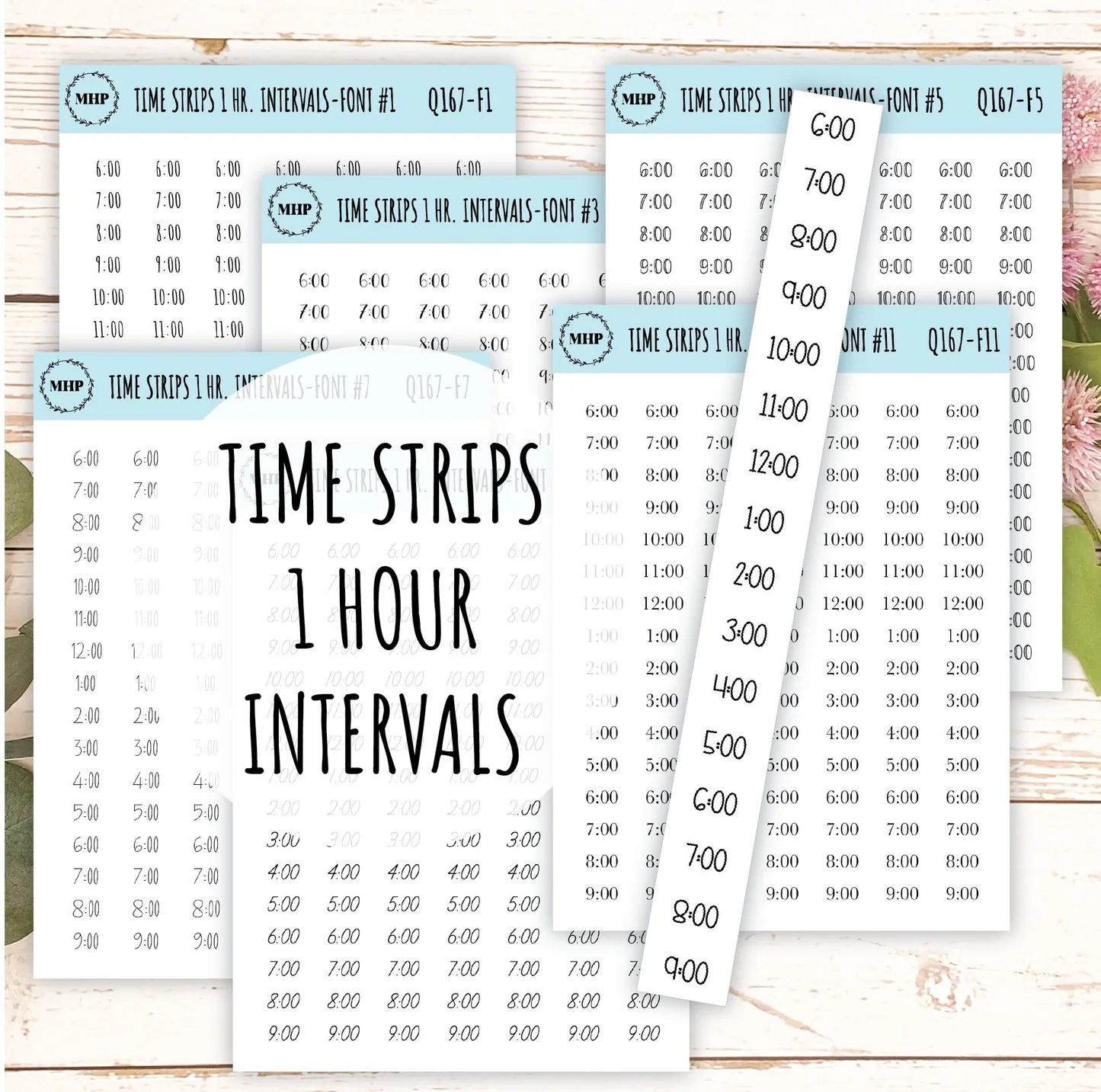 Time Strips For Planners 1 Hour Intervals Planner Stickers Q167 My Happy Place Stickers Time Strips For Planners 1 Hour Intervals Planner Stickers Q167 My Happy Place Stickers