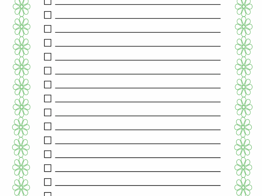 To Do List Free Printable PDF Templates Things To Do Free Printables Monograms Design Tools Patterns DIY Projects