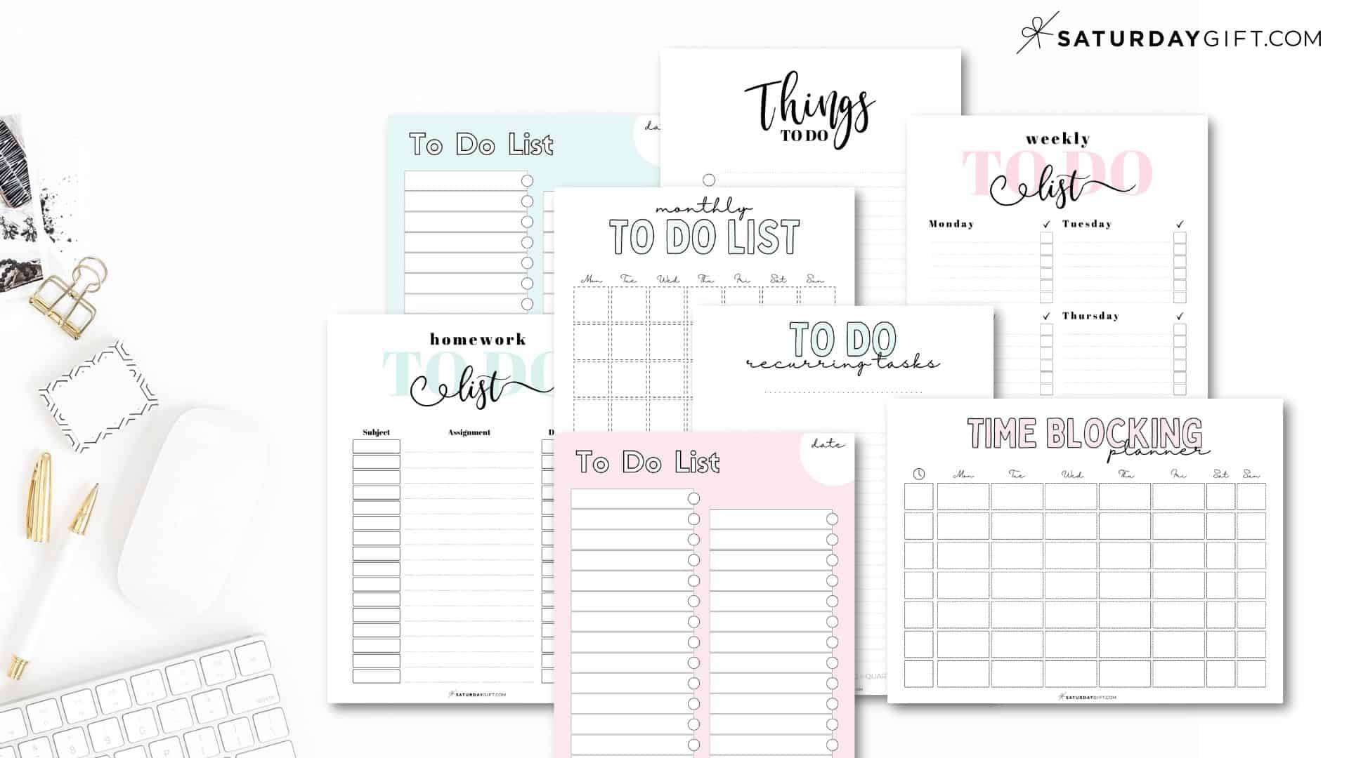 To Do List Printable Free Thin